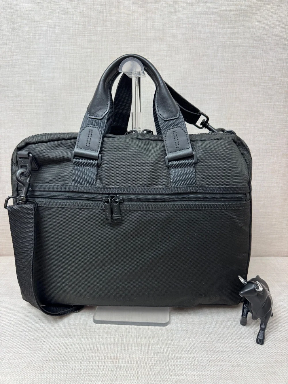 TUMI Alpha Bravo Aviano Slim Briefcase.